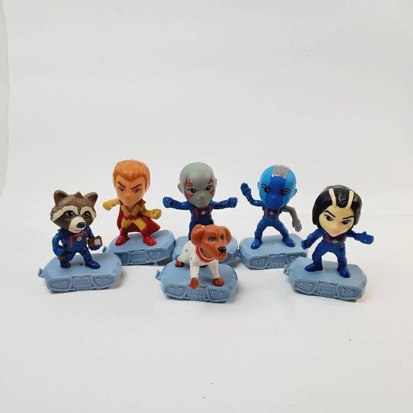 Marvel GUARDIANS of the GALAXY 2023 McDonalds Happy meal Toy lot - Picture 1 of 2